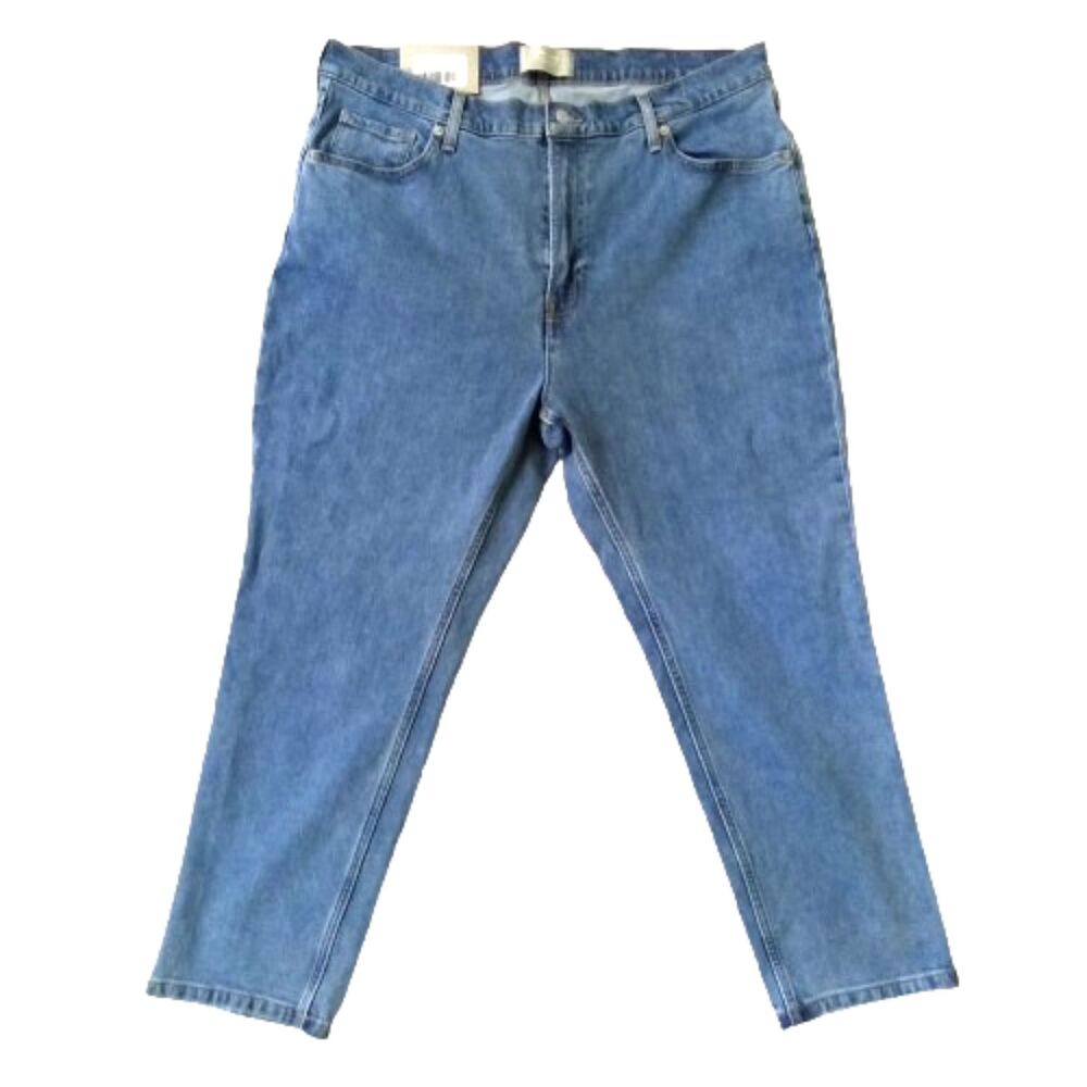 Everlane The Original Cheeky Jean Size 34 Ankle Stone Washed Sky Denim NWT